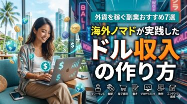外貨を稼ぐ副業おすすめ7選｜海外ノマドが実践したドル収入の作り方